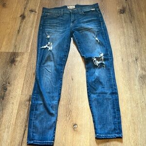 Current Elliott Ripped Jeans Size 27